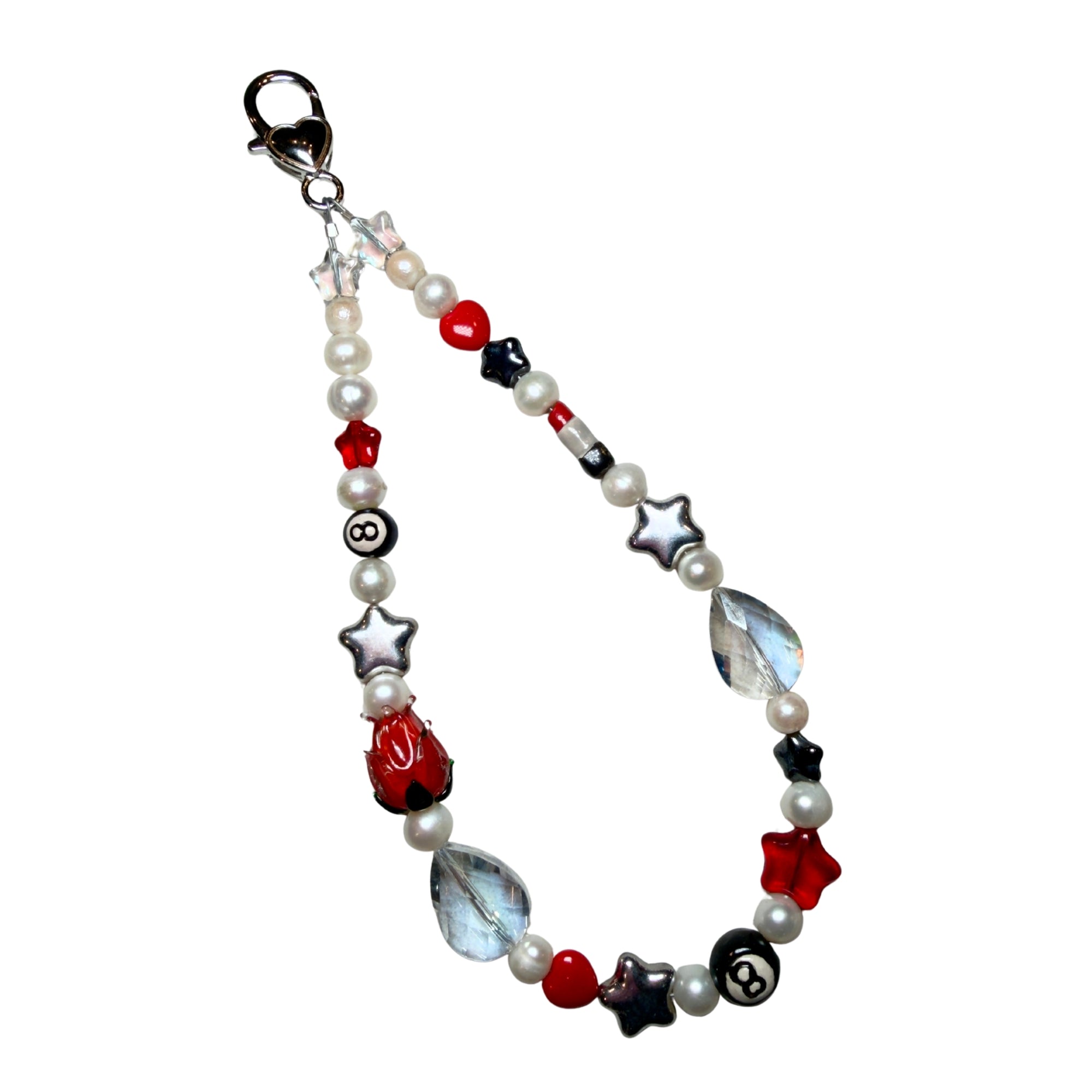 Red Rose Custom Phone Charm