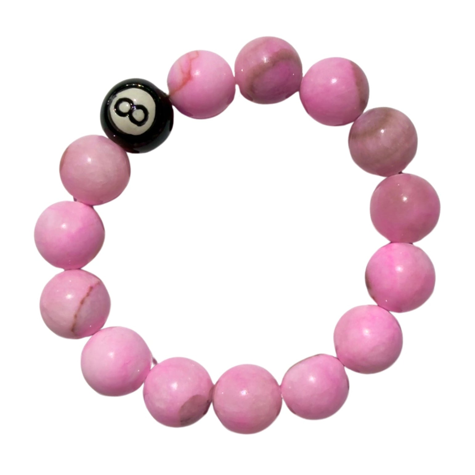 Pink (8) Ball Bracelet