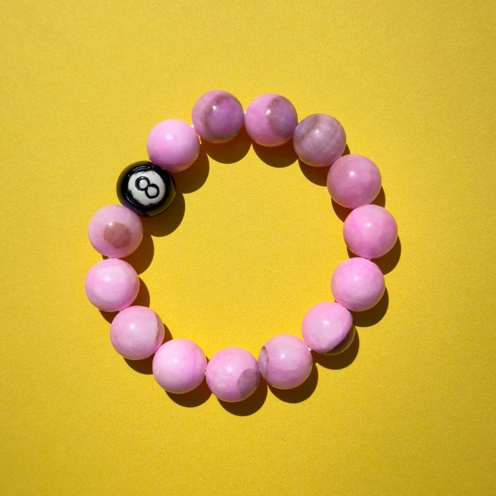 Pink (8) Ball Bracelet