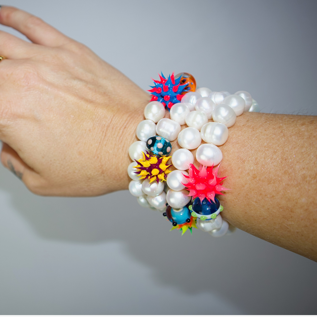 Party Pearls Burgundy