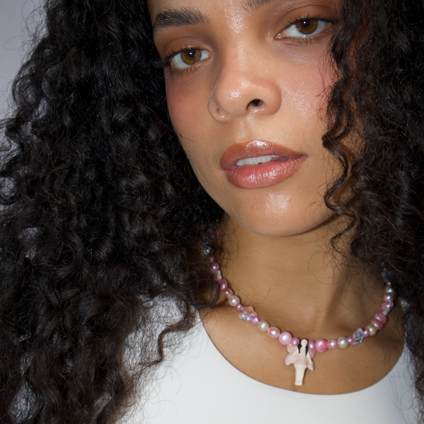 Pixie In Pink Necklace