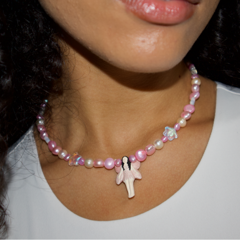 Pixie In Pink Necklace
