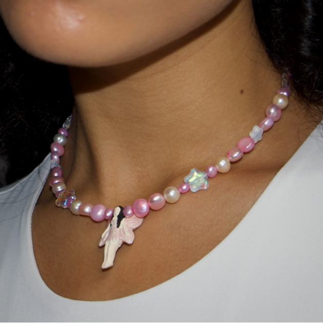 Pixie In Pink Necklace